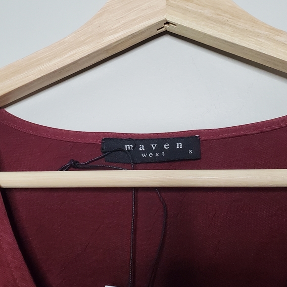 MAVEN WEST | NWT Silky Wash Bell Sleeve Top | S - Picture 5 of 6